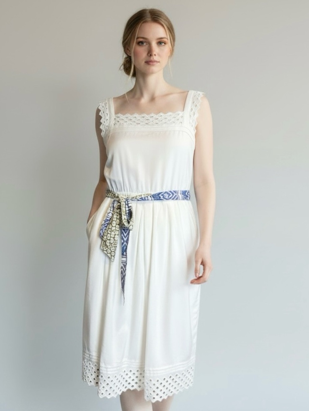 Anthropologie Maeve Lattice Eyelet
Lookout Sundress Women’s Size S